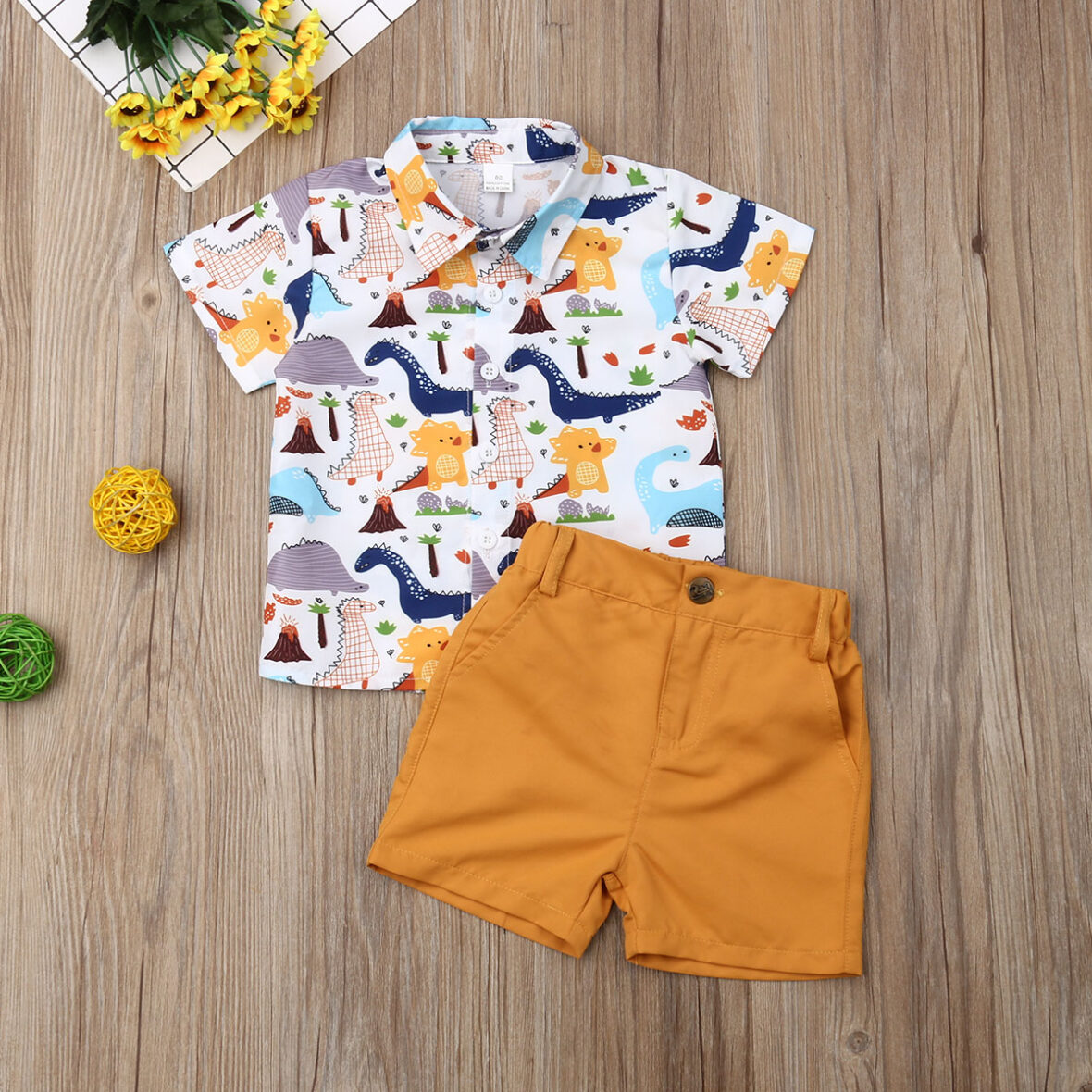 1-6Y-Summer-Toddler-Kids-Baby-Boys-Clothes-Set-Dinosaur-Print-Short-Sleeve-Shirt-Top-Shorts-1