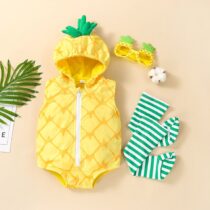 2022-Baby-Girl-Cute-Fruits-Clothes-Set-Baby-Romper-With-Hat-Children-Pineapple-Costume-Winter-Kids