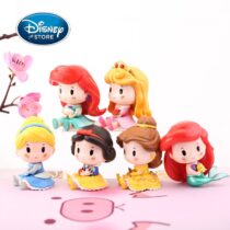 6-Piece-Disney-Princess-Doll-Toys-Mermaid-Ariel-Snow-White-Belle-Princess-Cinderella-Cake-Decoration-Wedding