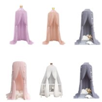 Baby-Bed-Canopy-Crib-Mesh-Yarn-Mosquitoes-Net-Tulle-Curtains-Dome-Hanging-Tent-for-Children-Kids