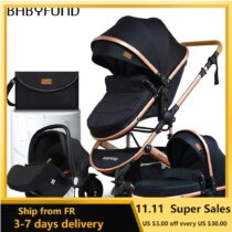 Babyfond-Luxury-4-in-1-Baby-Stroller-High-Landscape-Travel-Light-Newborn-Pram-Folding-Two-way