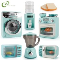 Children-Kitchen-Toys-Simulation-Washing-Machine-Bread-Machine-Microwave-Oven-Girls-Pretend-Play-Interactive-Toys-for