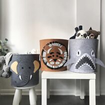 Felt-Animal-Tiger-Storage-Bag-For-Kids-Toys-Clothes-Lion-Elephant-Thick-Felt-Storage-Bag-Handmade-6