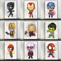 Marvel-Cartoon-Avengers-Superhero-Wall-Art-Picture-and-Prints-Canvas-Painting-Poster-for-Children-Room-Decor