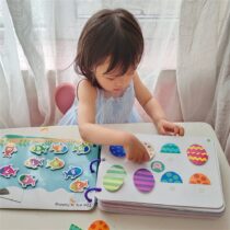 Montessori-Paste-Quiet-Book-Children-Toy-Paste-My-First-Busy-Kids-Book-Animal-Number-Matching-Puzzle