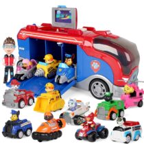 Paw-Patrol-Toys-Rescue-Bus-Aircraft-Look-Out-Pat-Patrol-Cars-Toy-Patrulla-Canina-Tower-Action