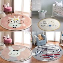 Rabbit-Round-Rug-Animal-Styles-Suitable-for-Entrance-Children-Hall-Door-Rugs-for-Home-Mat-Living